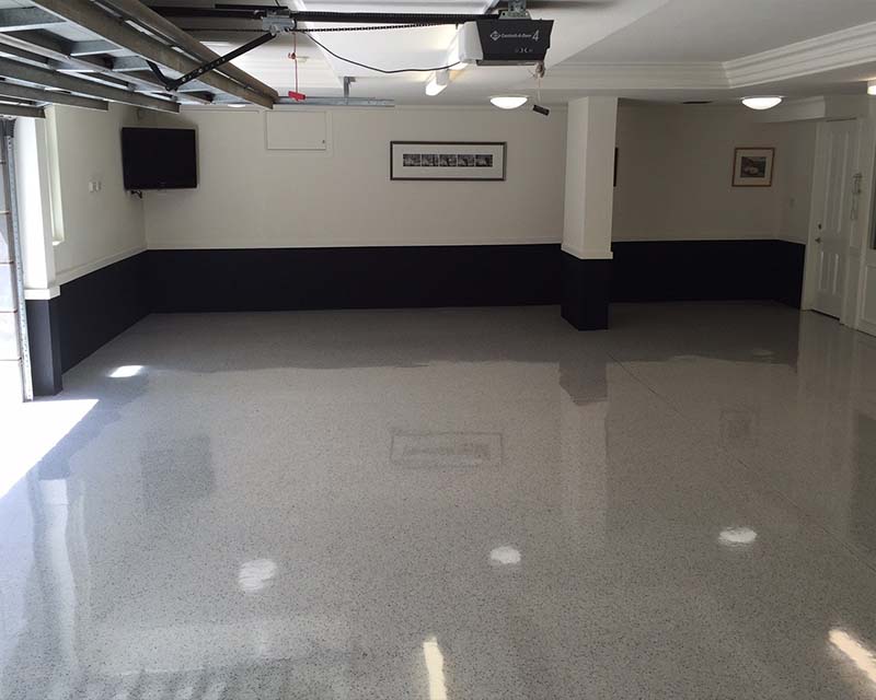 Epoxy garage flooring
